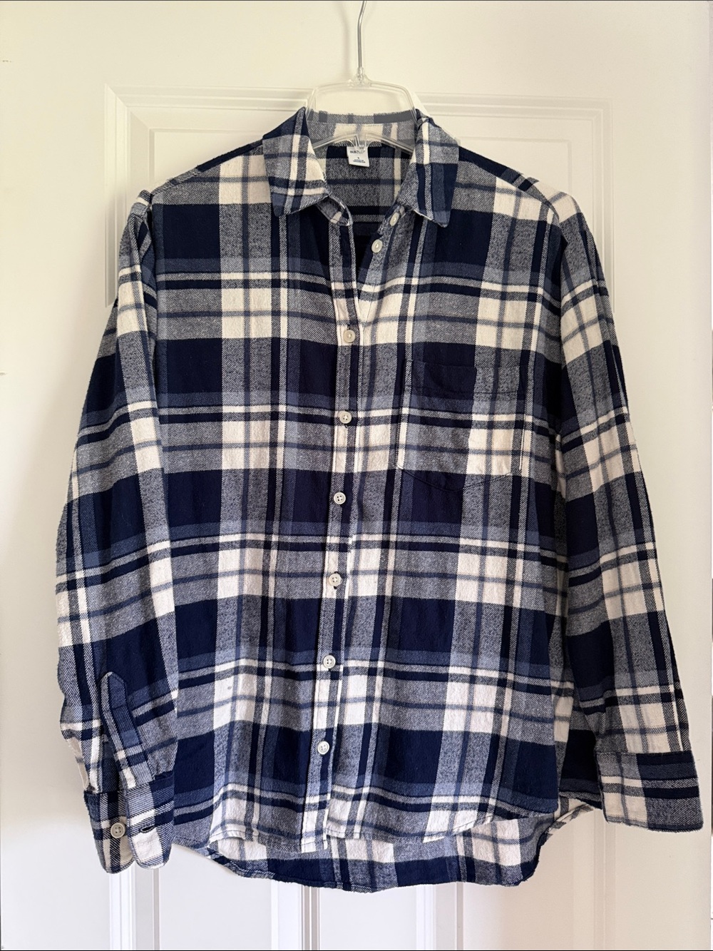 Like New Women’s Old Navy Plaid Flannel Shirt Size Small